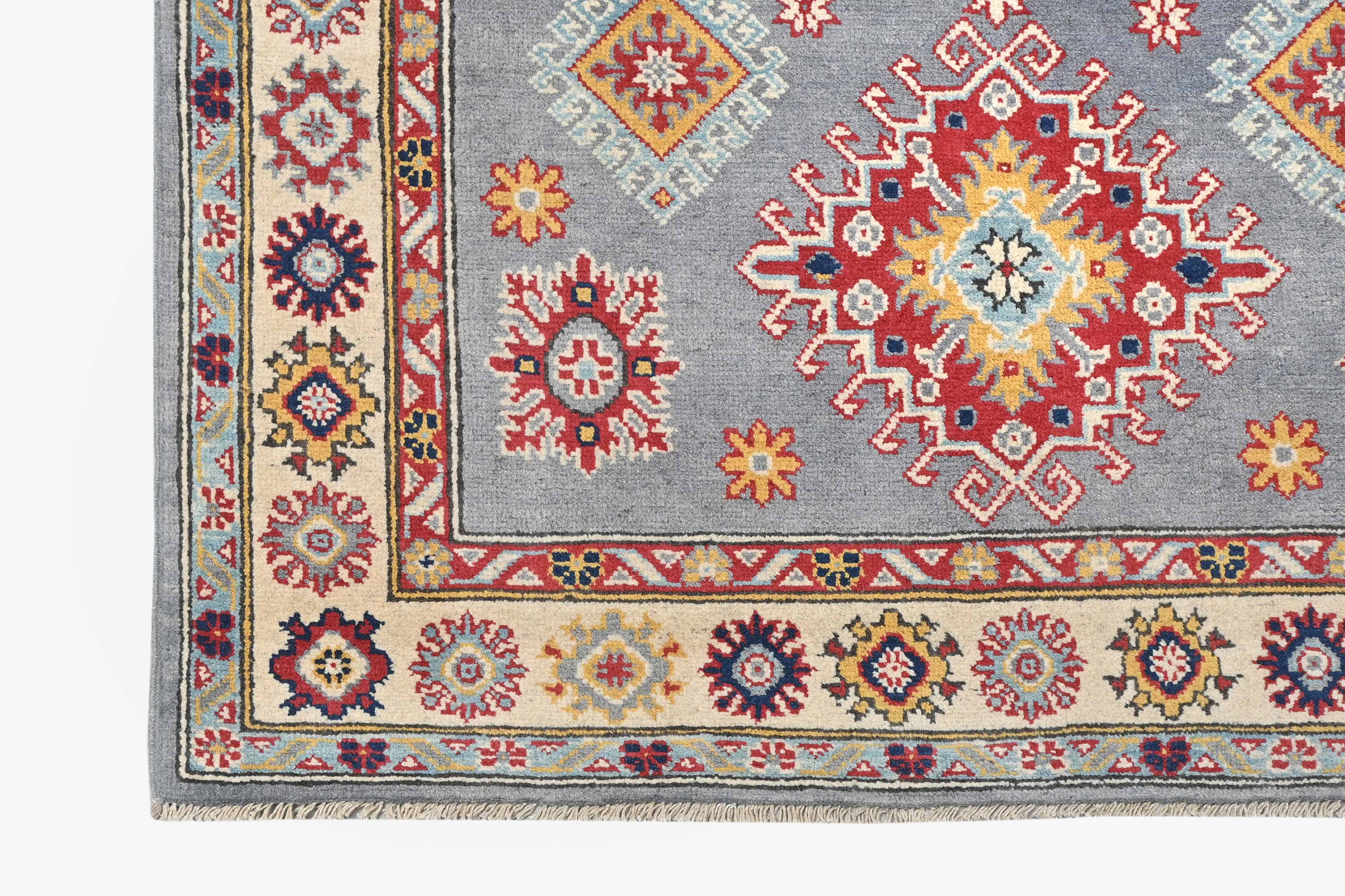 Kazak Grey Rug PC 54966 - 1.79m X 1.24m