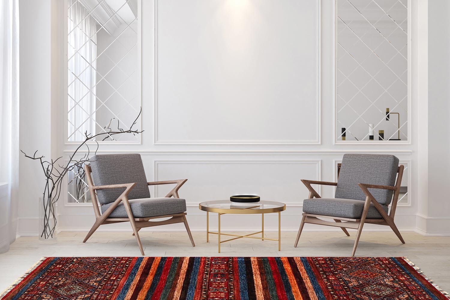 Khurjeen Multi Rug PC 54275 - 1.50m X 1.03m