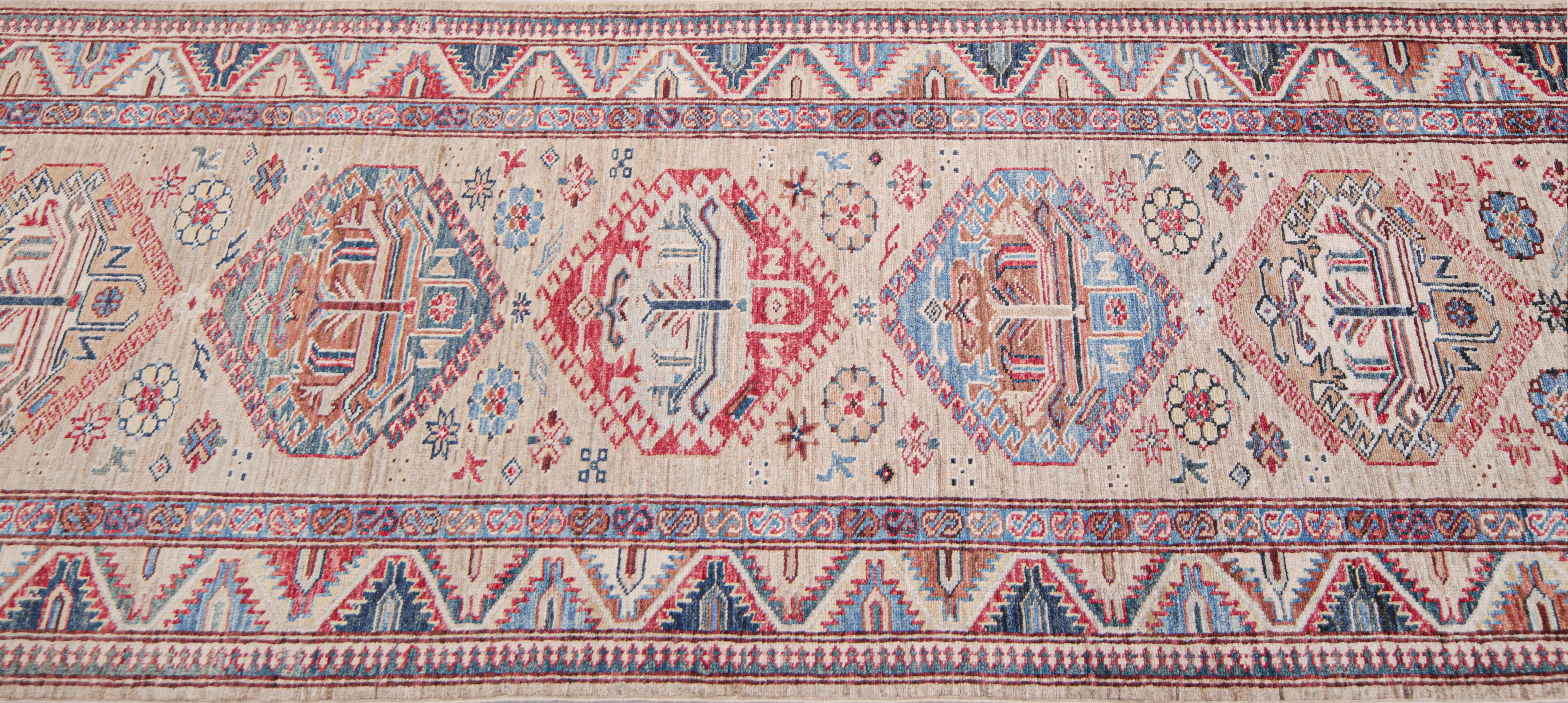 Supreme Kazak Natural Rug PC 57519 - 2.49m X 0.77m