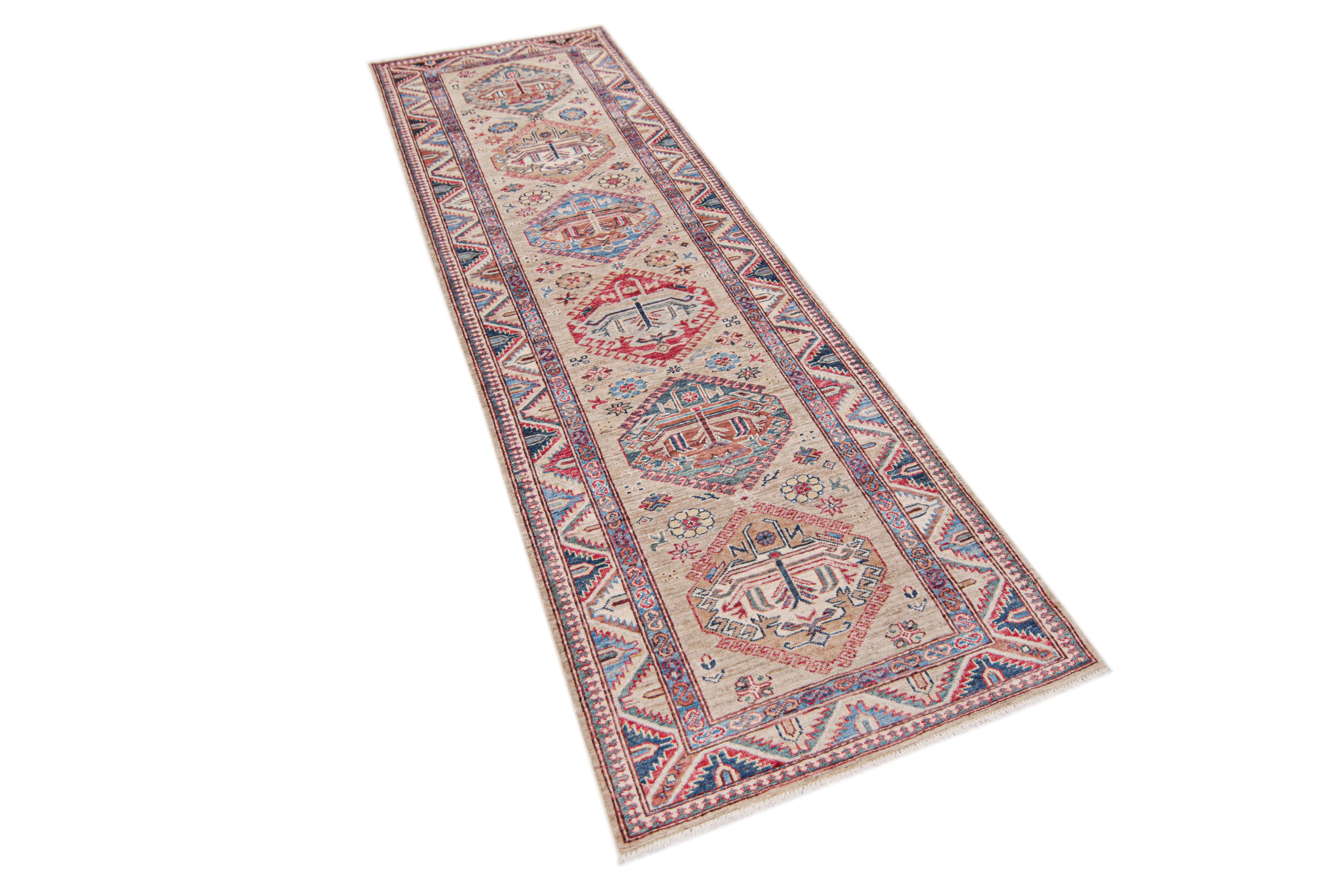 Supreme Kazak Natural Rug PC 57519 - 2.49m X 0.77m