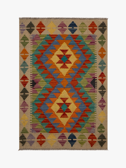 Kelim Rug PC 55090 -  0.88m X 0.61m