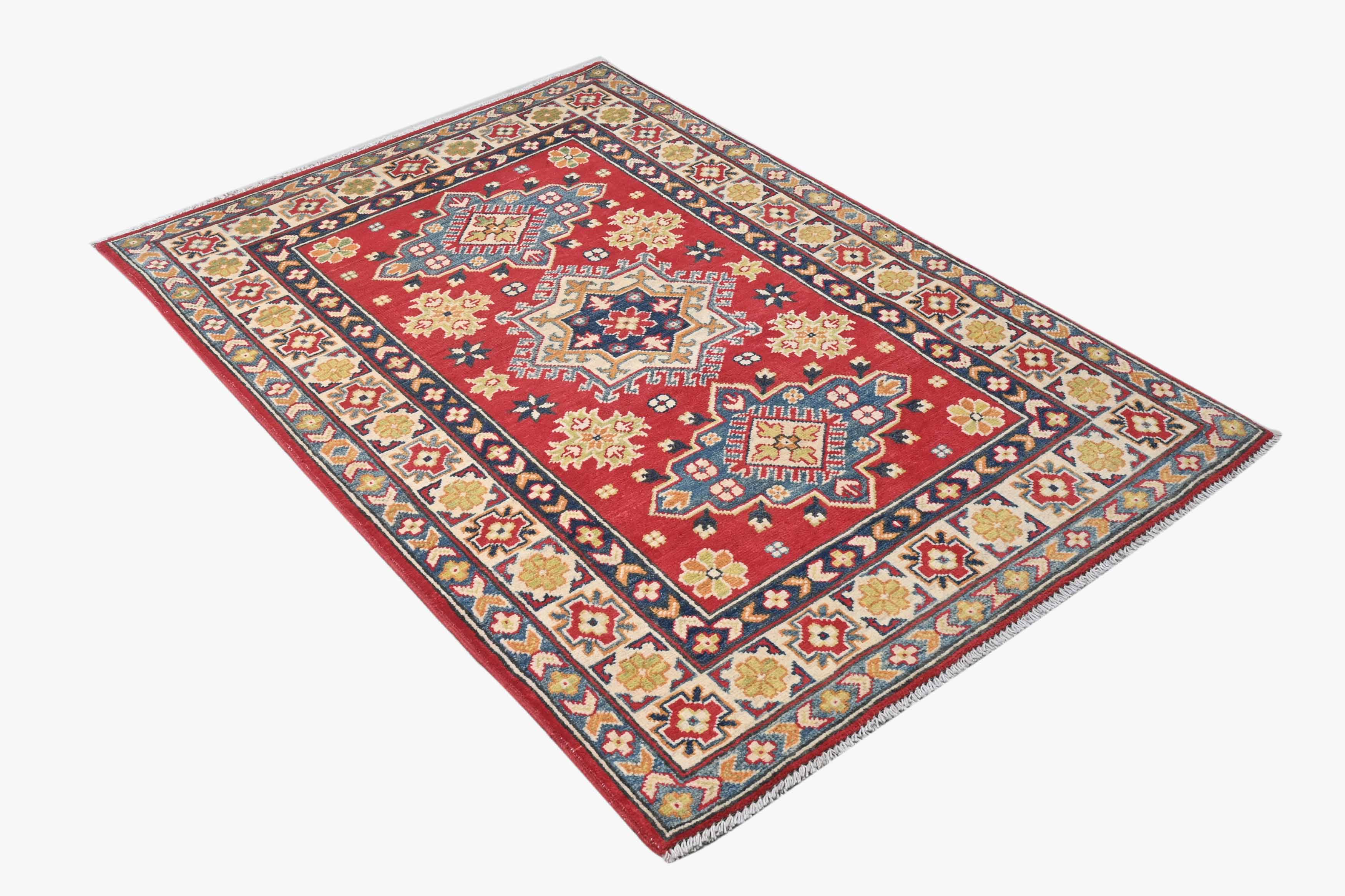 Kazak Red Rug PC 54967 - 1.40m X 1.00m