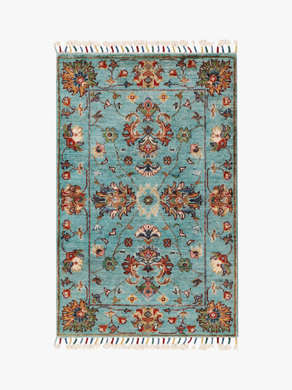Sultani Aqua Rug PC 55440 - 0.94m X 0.63m