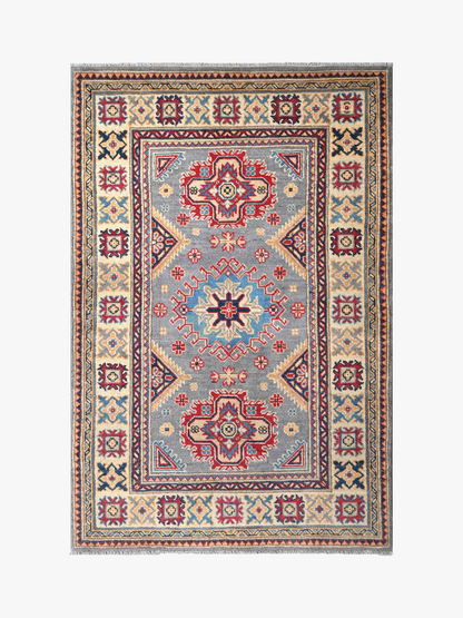 Kazak Grey Rug PC 54968 - 1.50m X 0.99m