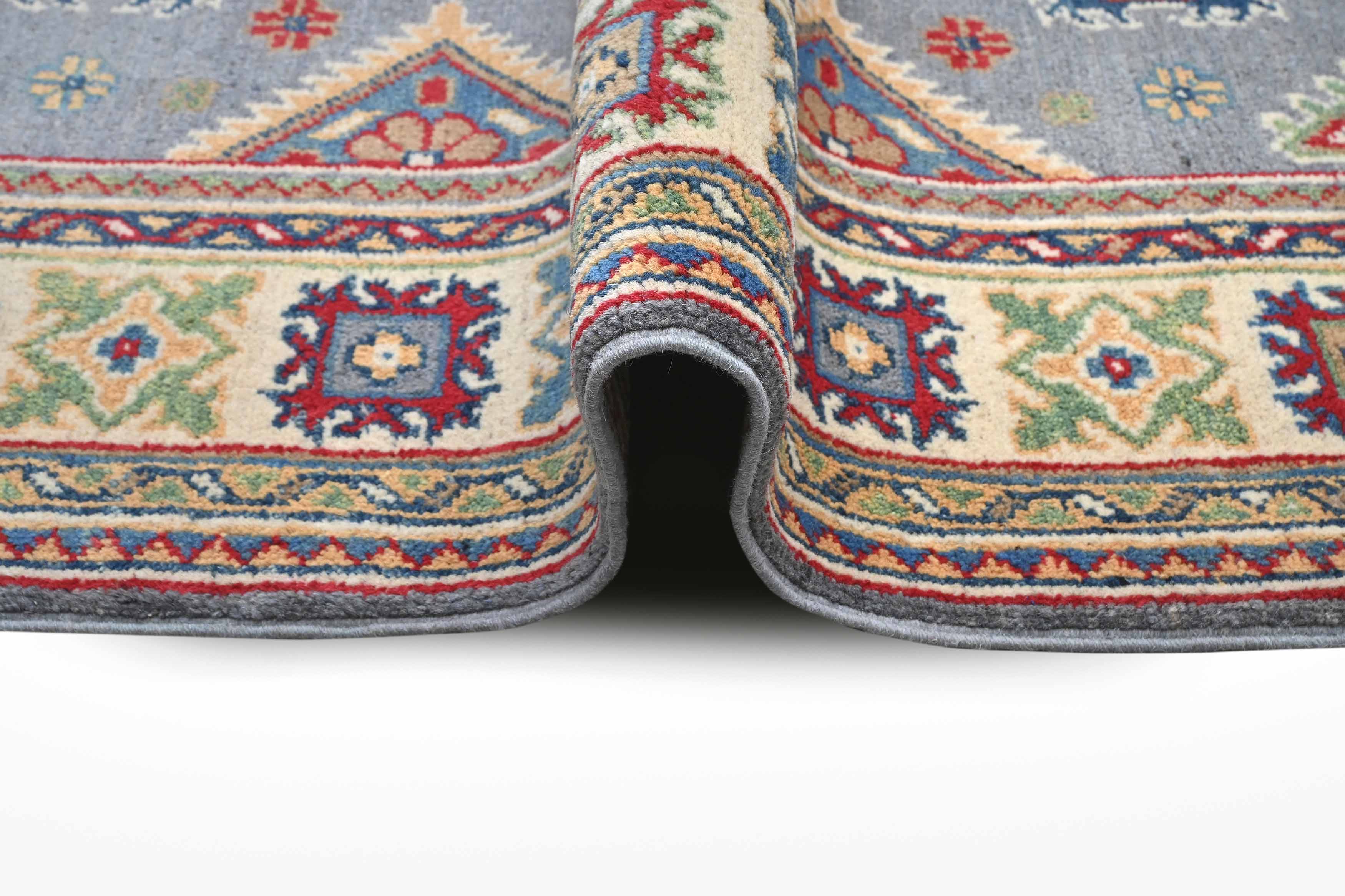 Kazak Grey Rug PC 54969 - 1.43m X 0.99m