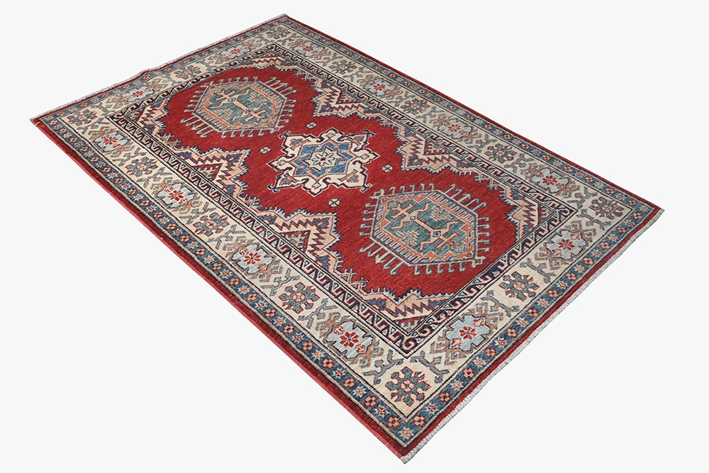 Supreme Kazak Red Rug PC 57053 - 1.51m X 0.99m