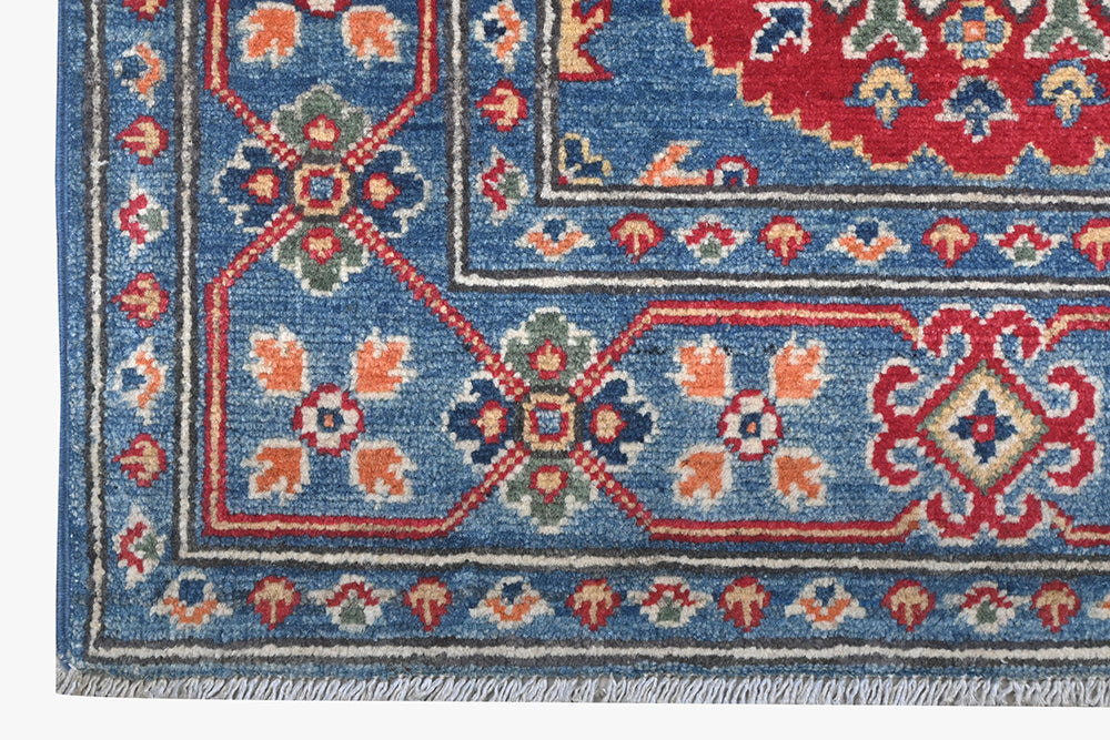 Kazak Blue Rug PC 57058 - 1.86m X 1.25m