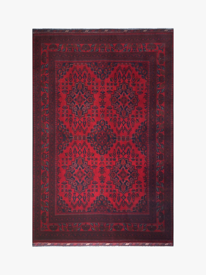 Khal Mohamadi Red Rug PC 57062 - 2.94m X 1.99m