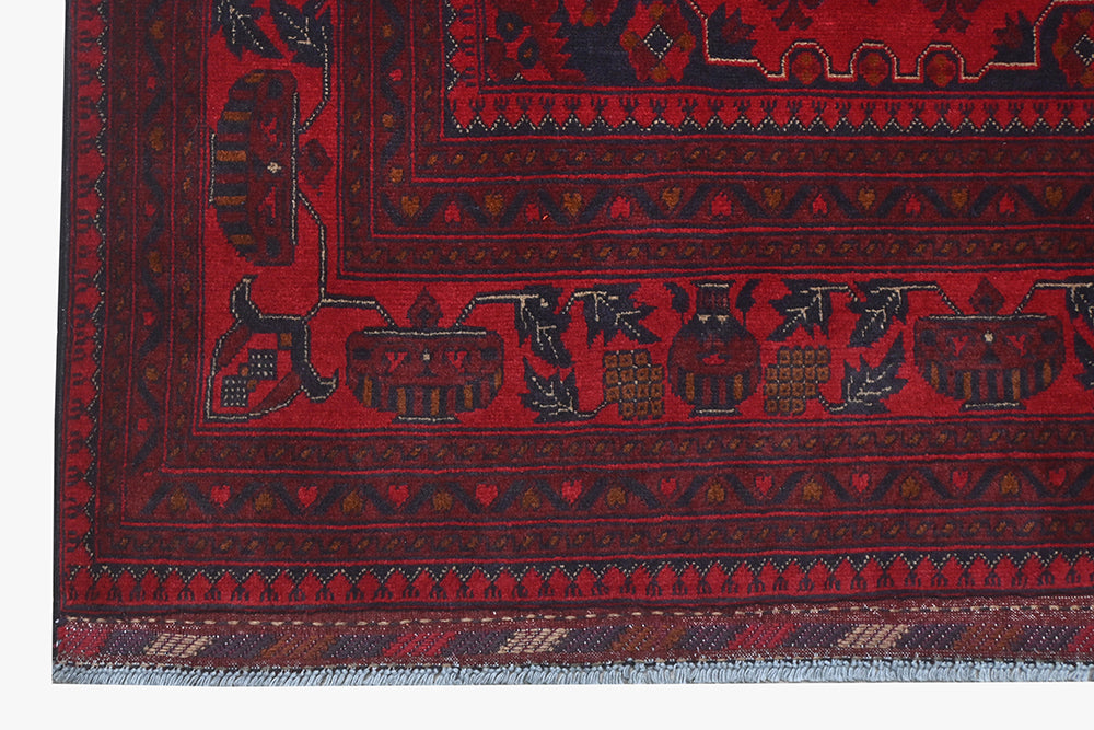 Khal Mohamadi Red Rug PC 57062 - 2.94m X 1.99m