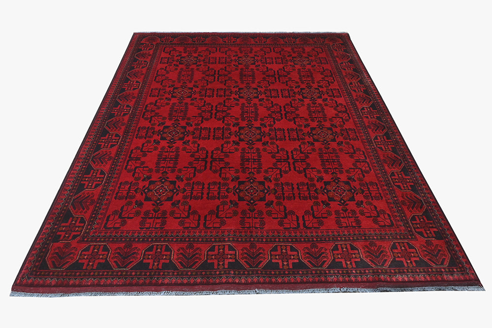 Khal Mohamadi Red Rug PC 57065 - 2.28m X 1.70m