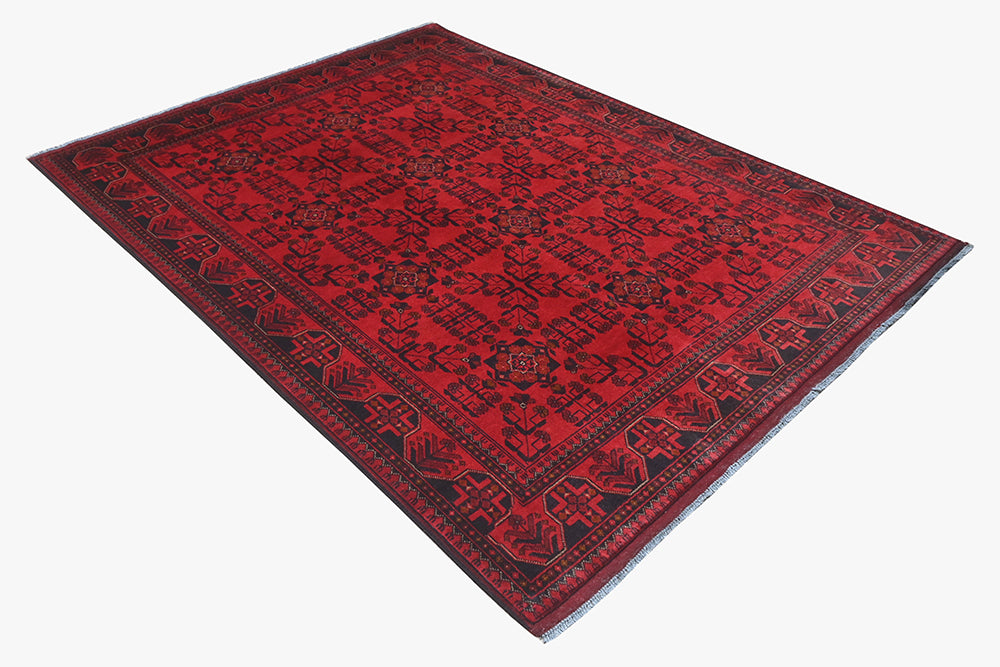 Khal Mohamadi Red Rug PC 57065 - 2.28m X 1.70m
