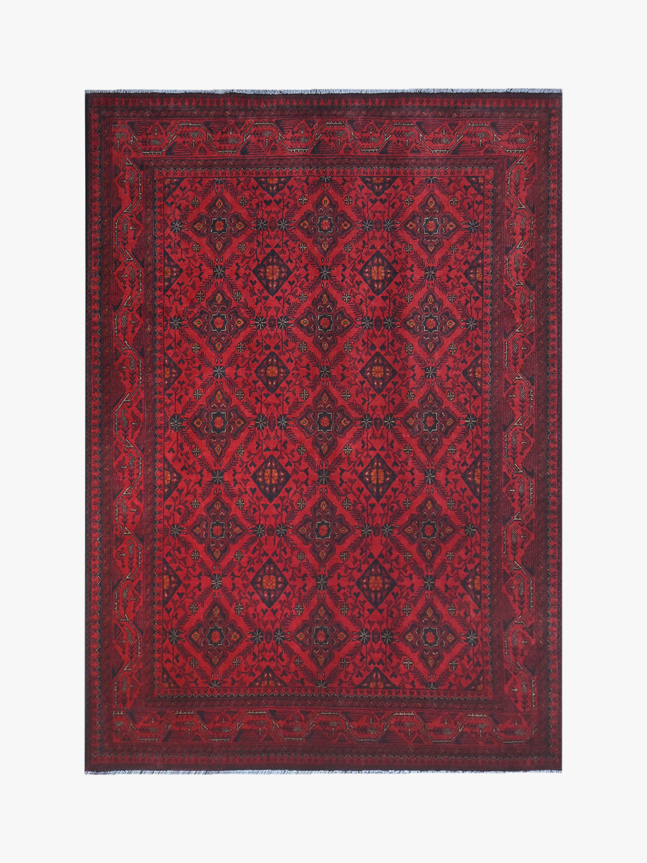 Khal Mohamadi Red Rug PC 57069 - 2.35m X 1.70m