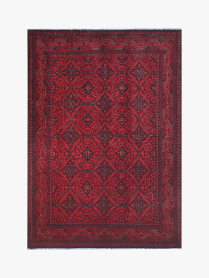 Khal Mohamadi Red Rug PC 57069 - 2.35m X 1.70m