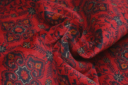 Khal Mohamadi Red Rug PC 57069 - 2.35m X 1.70m