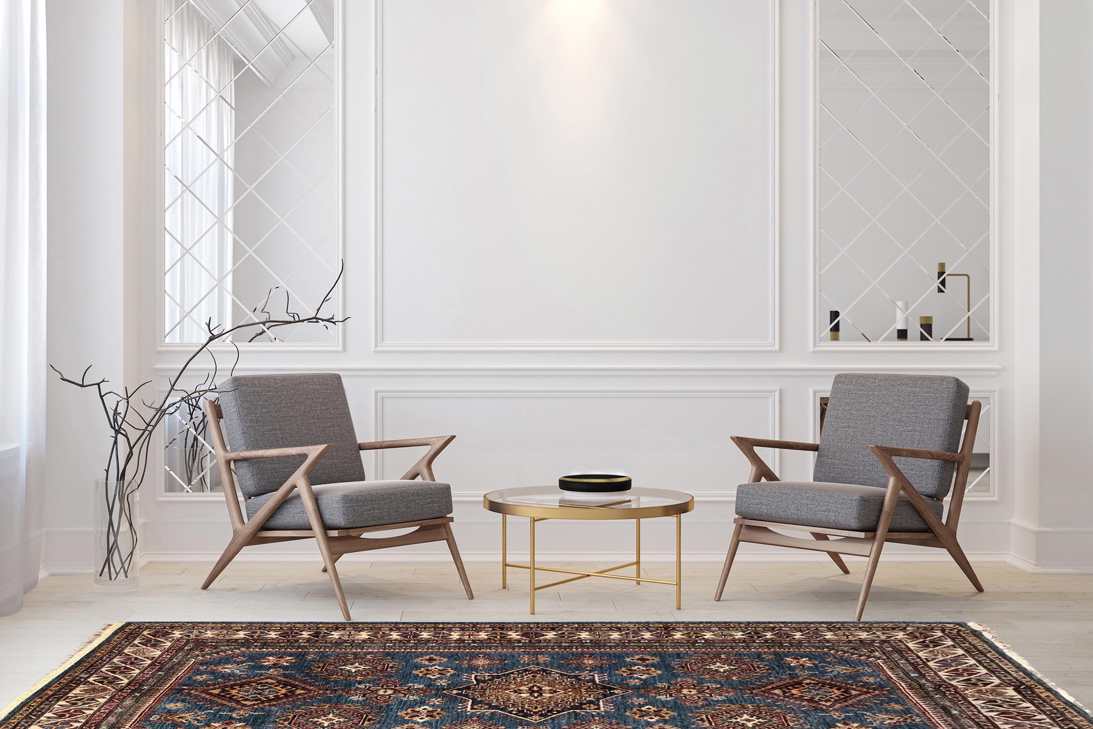 Supreme Kazak Blue Rug PC 56412 - 2.44m X 1.70m