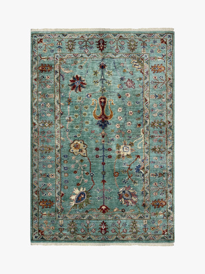 Sultani Green Rug PC 57416 - 1.53m X 1.01m