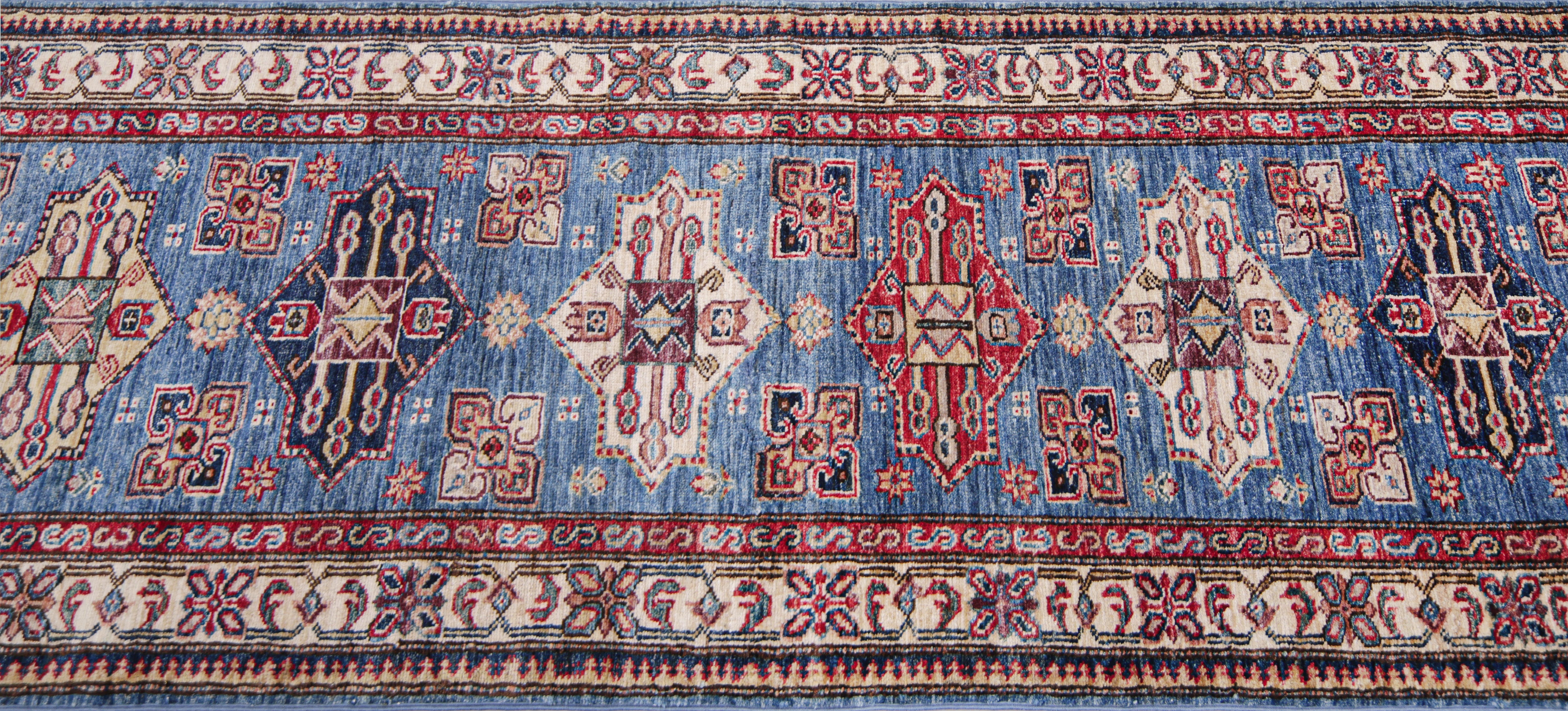 Supreme Kazak Blue Rug PC 57524 - 2.95m X 0.80m
