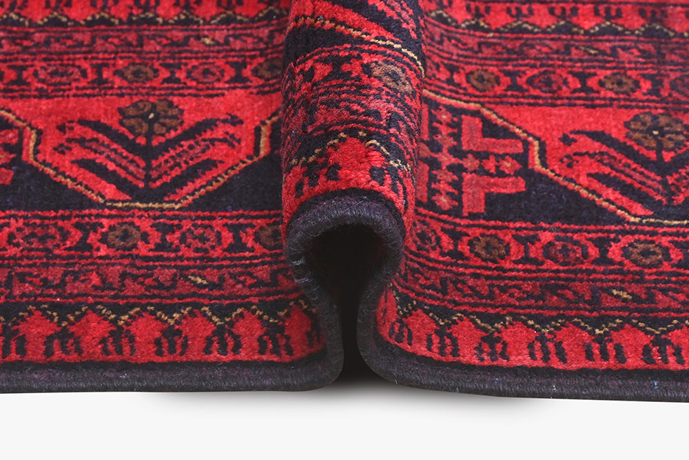 Khal Mohamadi Red Rug PC 57077 - 1.48m X 1.00m