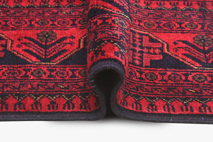 Khal Mohamadi Red Rug PC 57077 - 1.48m X 1.00m