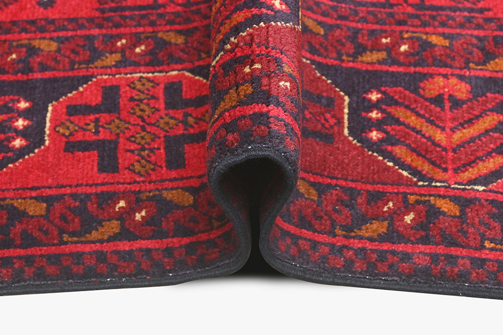 Khal Mohamadi Red Rug PC 57080 - 1.48m X 1.00m