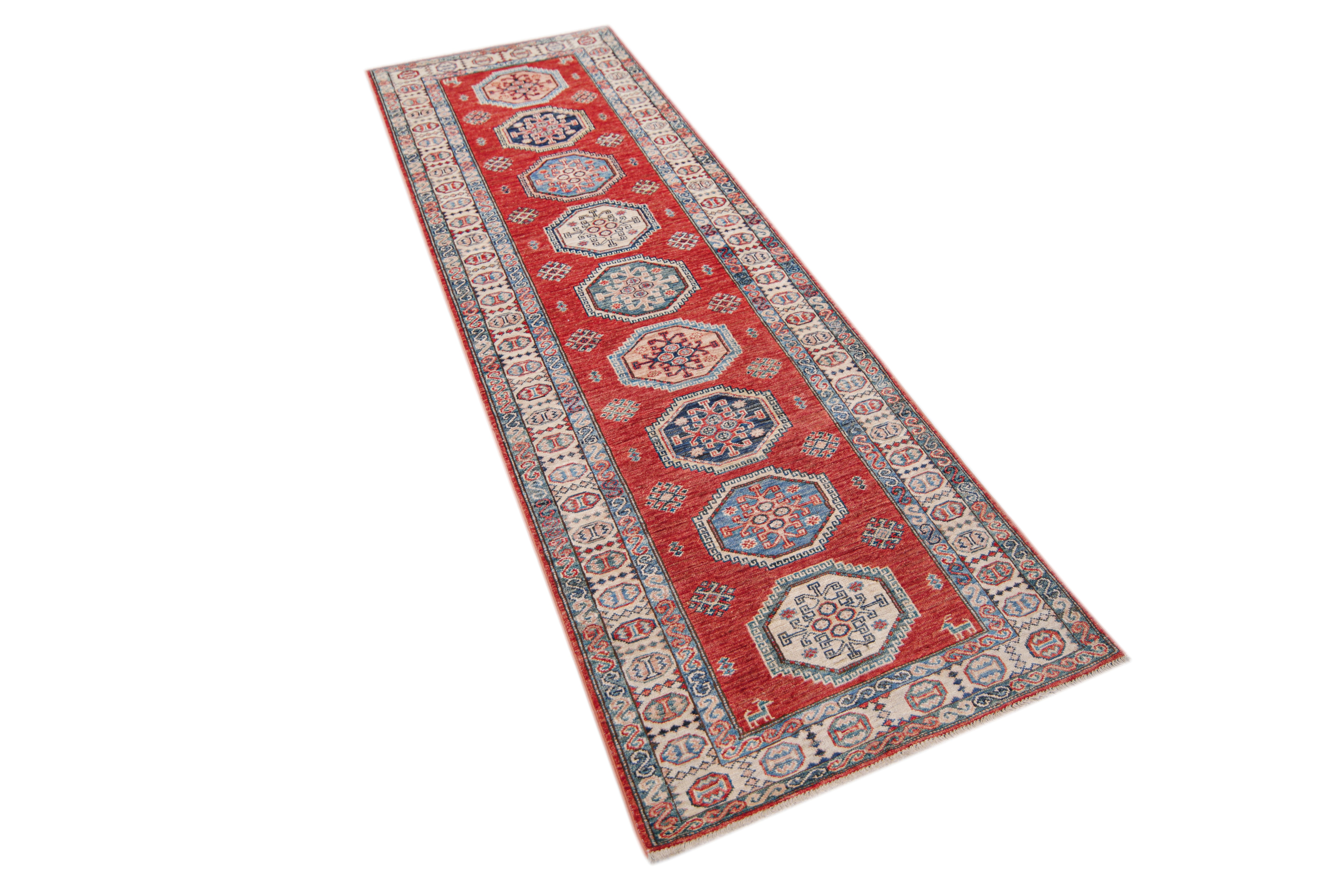 Supreme Kazak Red Rug PC 57525 - 2.40m X 0.78m