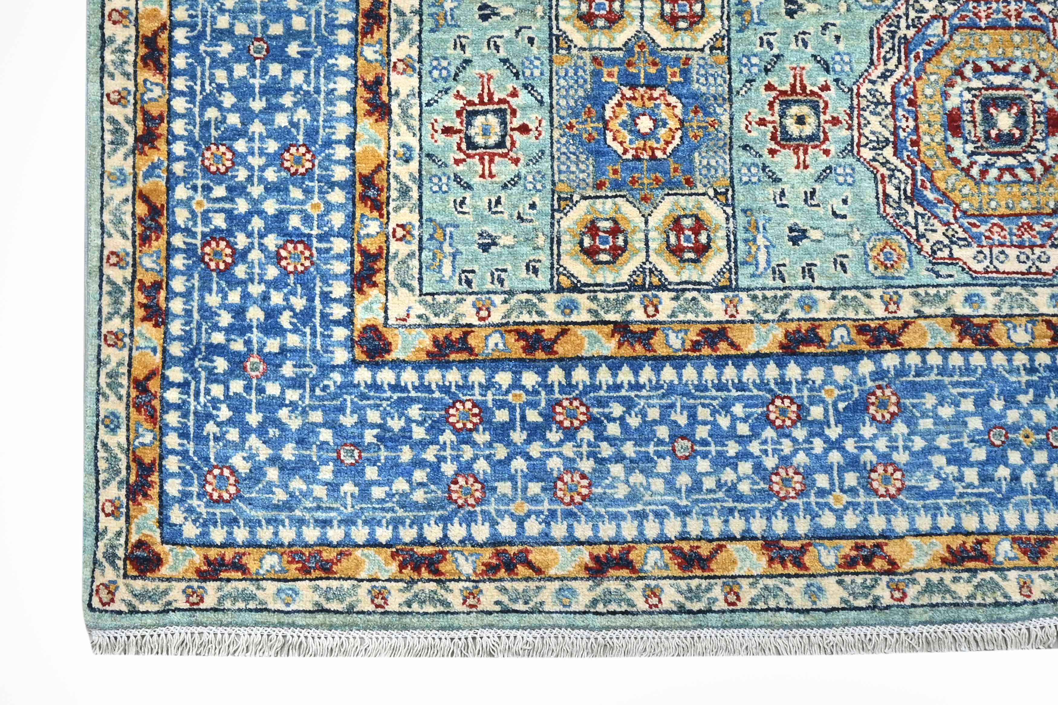 Mamluk Blue Rug PC 54918 - 2.49m X 1.72m