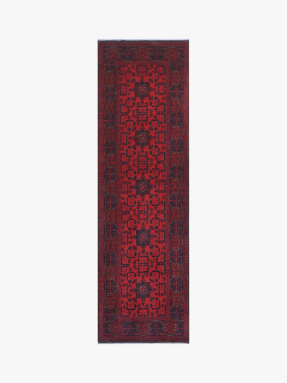 Khal Mohammadi Red Rug PC 57752 - 2.88m X 0.84m
