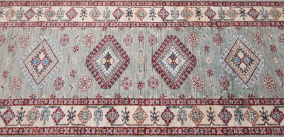 Supreme Kazak Green Rug PC 57528 - 2.48m X 0.78m