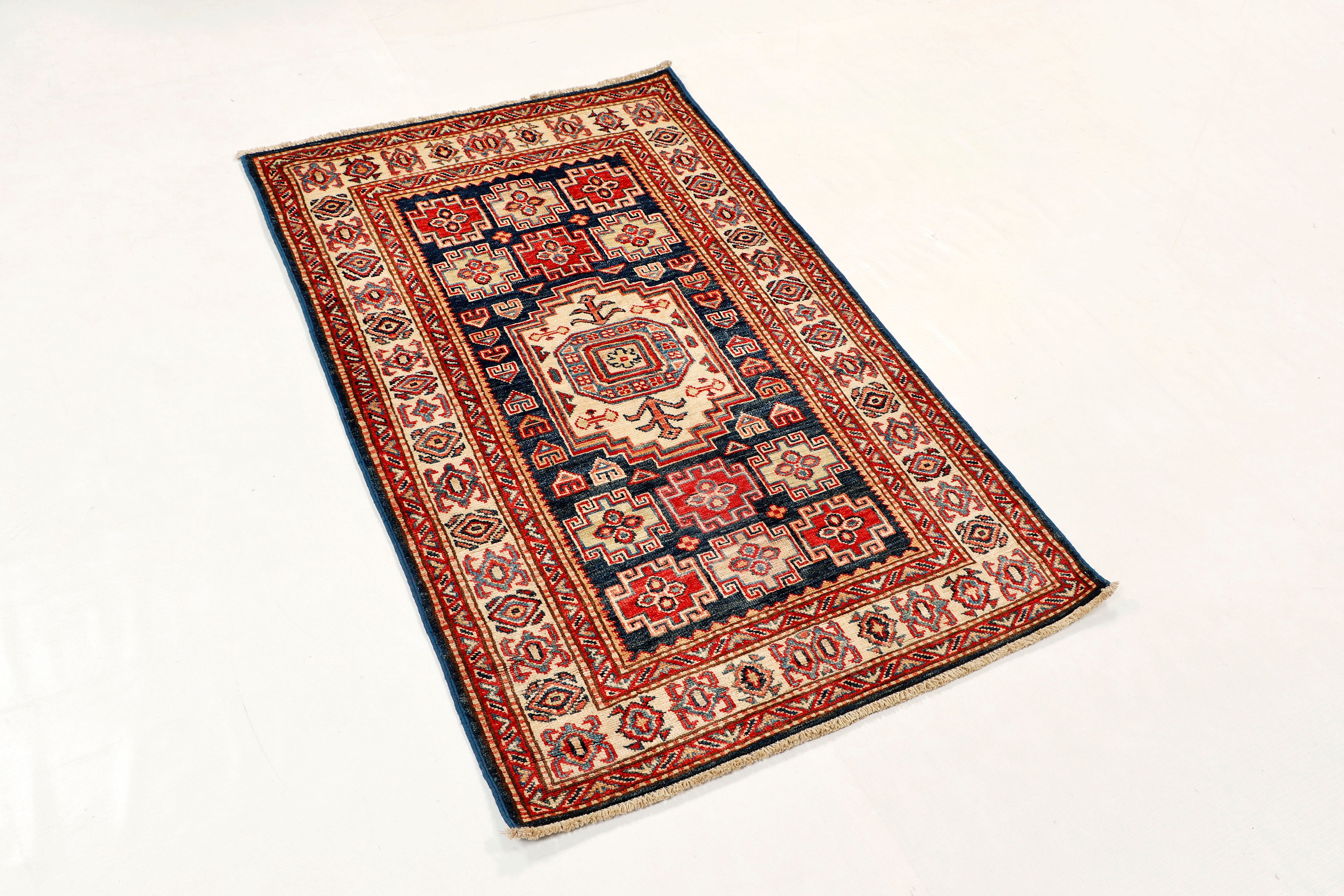 Supreme Kazak Blue Rug PC 56551 - 1.30m X 0.82m