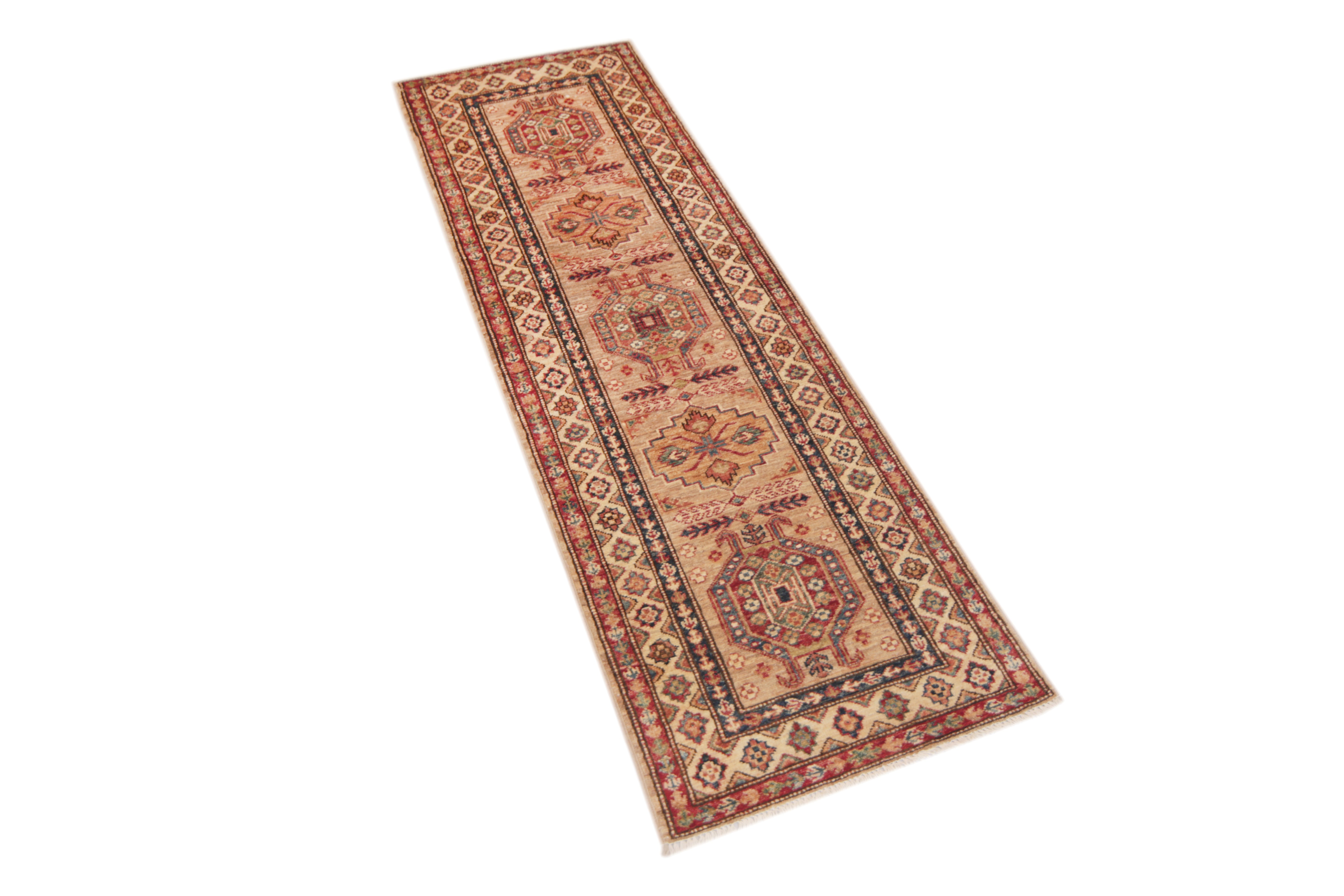 Supreme Kazak Beige Rug PC 57531 - 1.90m X 0.60m