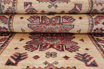 Supreme Kazak Ivory Rug PC 57533 - 1.85m X 0.64m