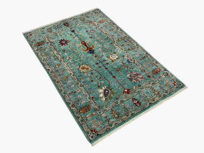 Sultani Green Rug PC 57416 - 1.53m X 1.01m
