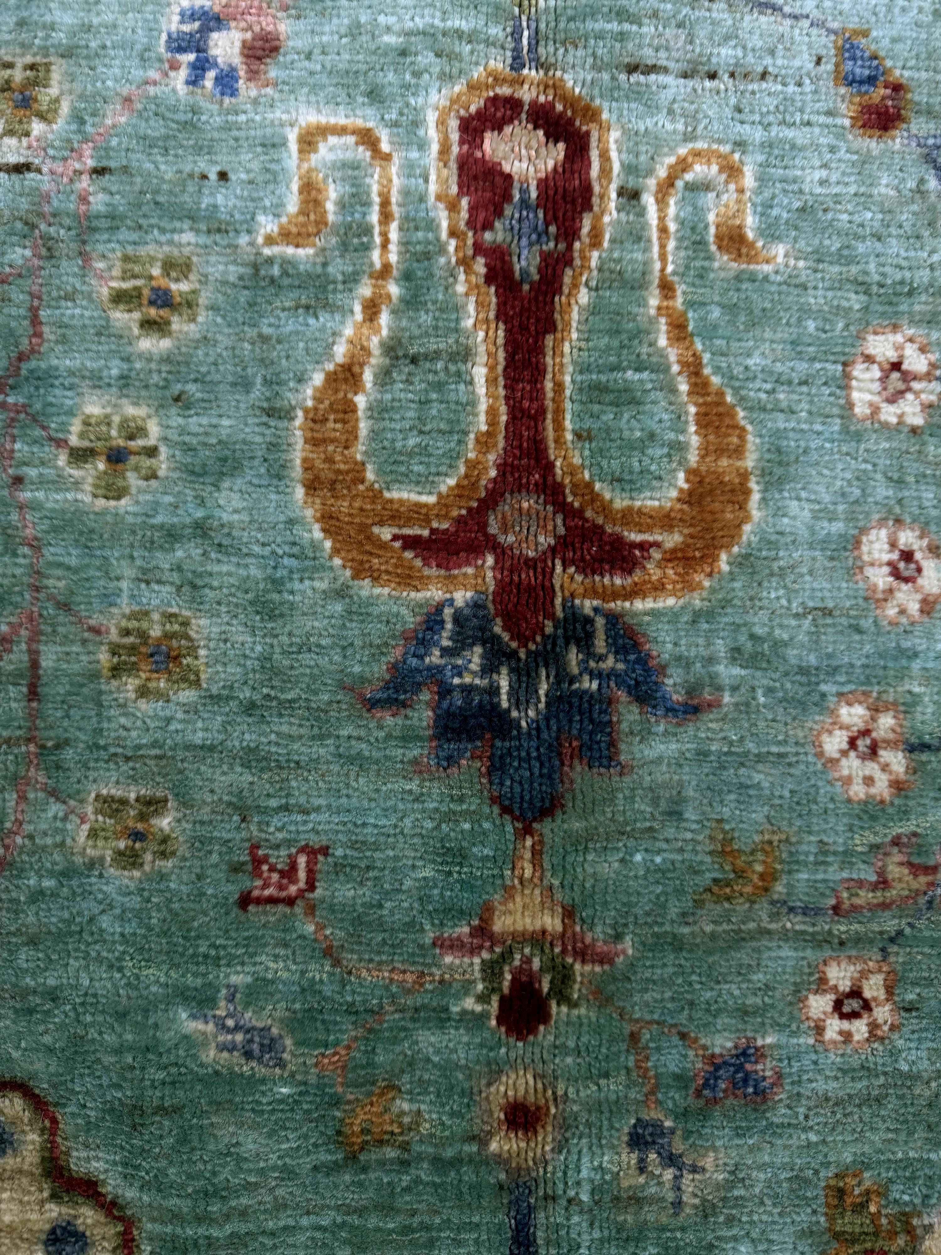 Sultani Green Rug PC 57416 - 1.53m X 1.01m