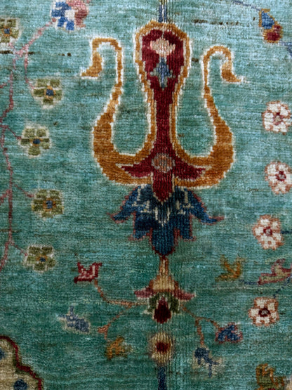 Sultani Green Rug PC 57416 - 1.53m X 1.01m