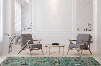 Sultani Green Rug PC 57416 - 1.53m X 1.01m