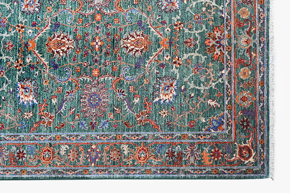 Sultani Green Rug PC 51843 - 1.89m X 1.51m