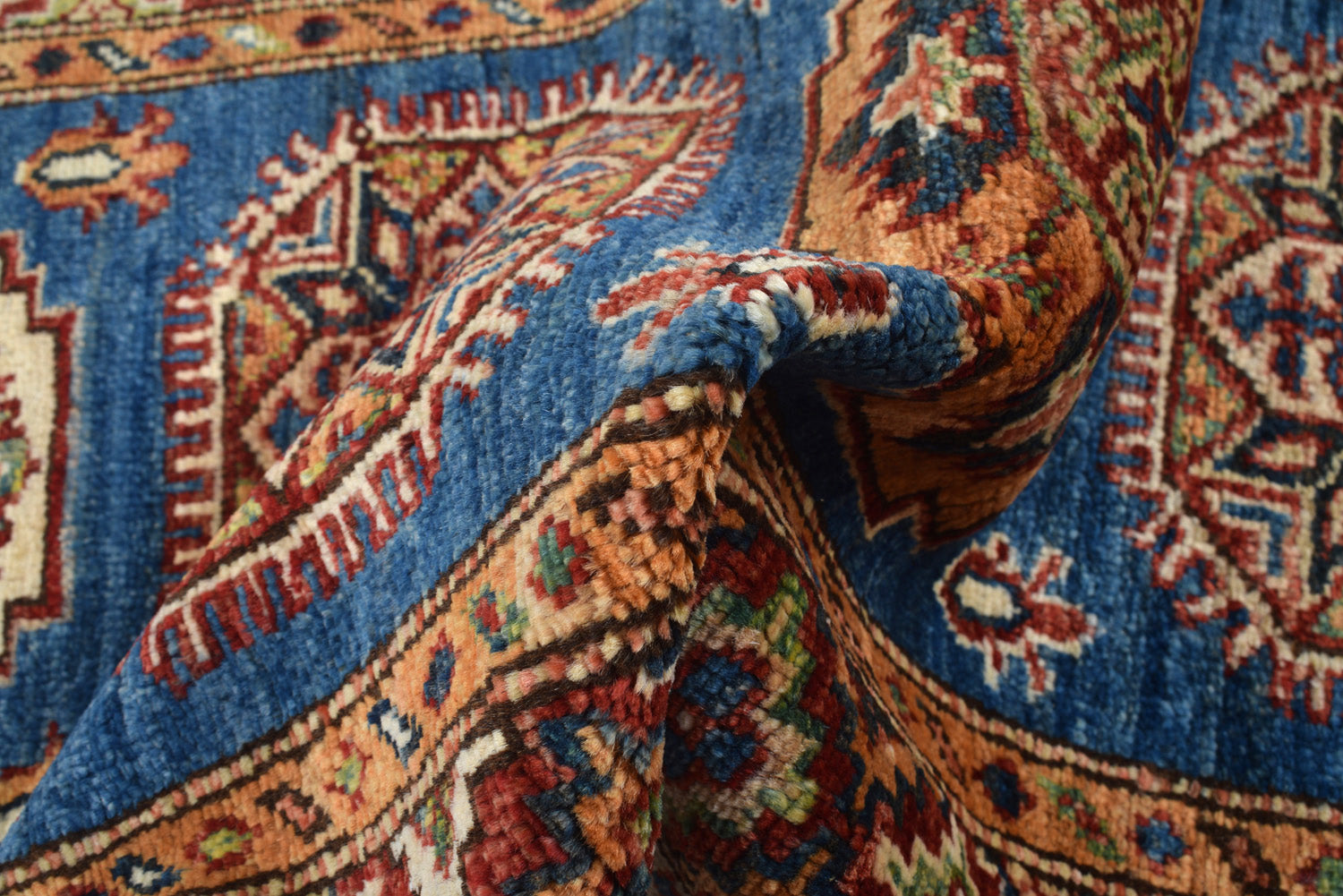 Supreme Kazak Blue Rug PC 54298 - 1.81m X 0.60m