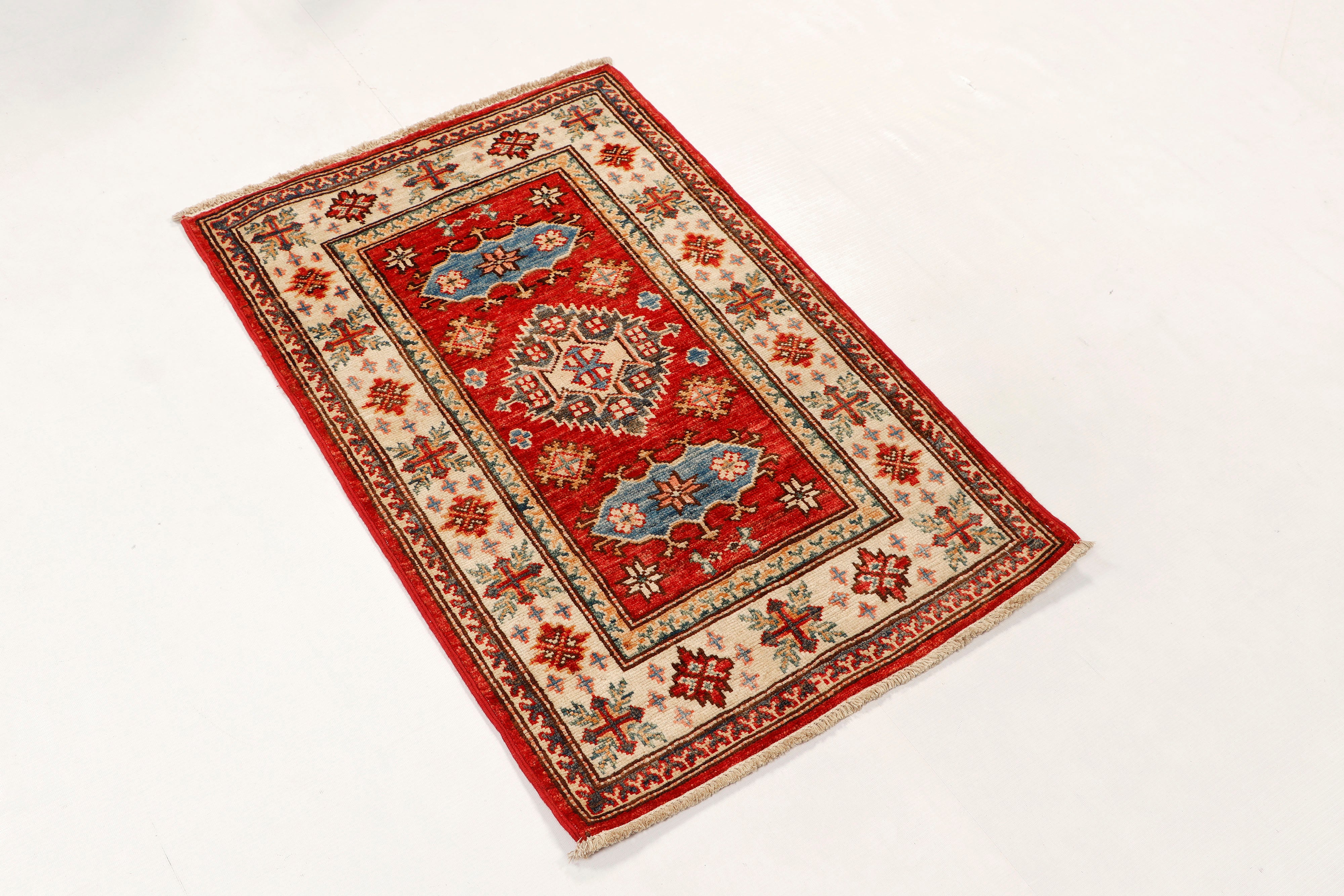 Supreme Kazak Red Rug PC 56565 - 0.88m X 0.58m