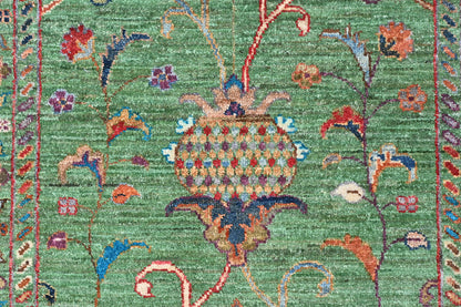 Sultani Green Rug PC 53847 - 1.24m X 0.80m