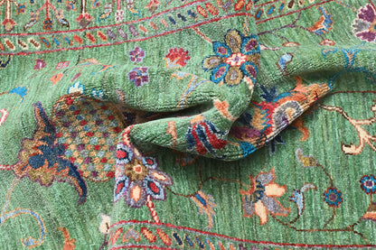 Sultani Green Rug PC 53847 - 1.24m X 0.80m