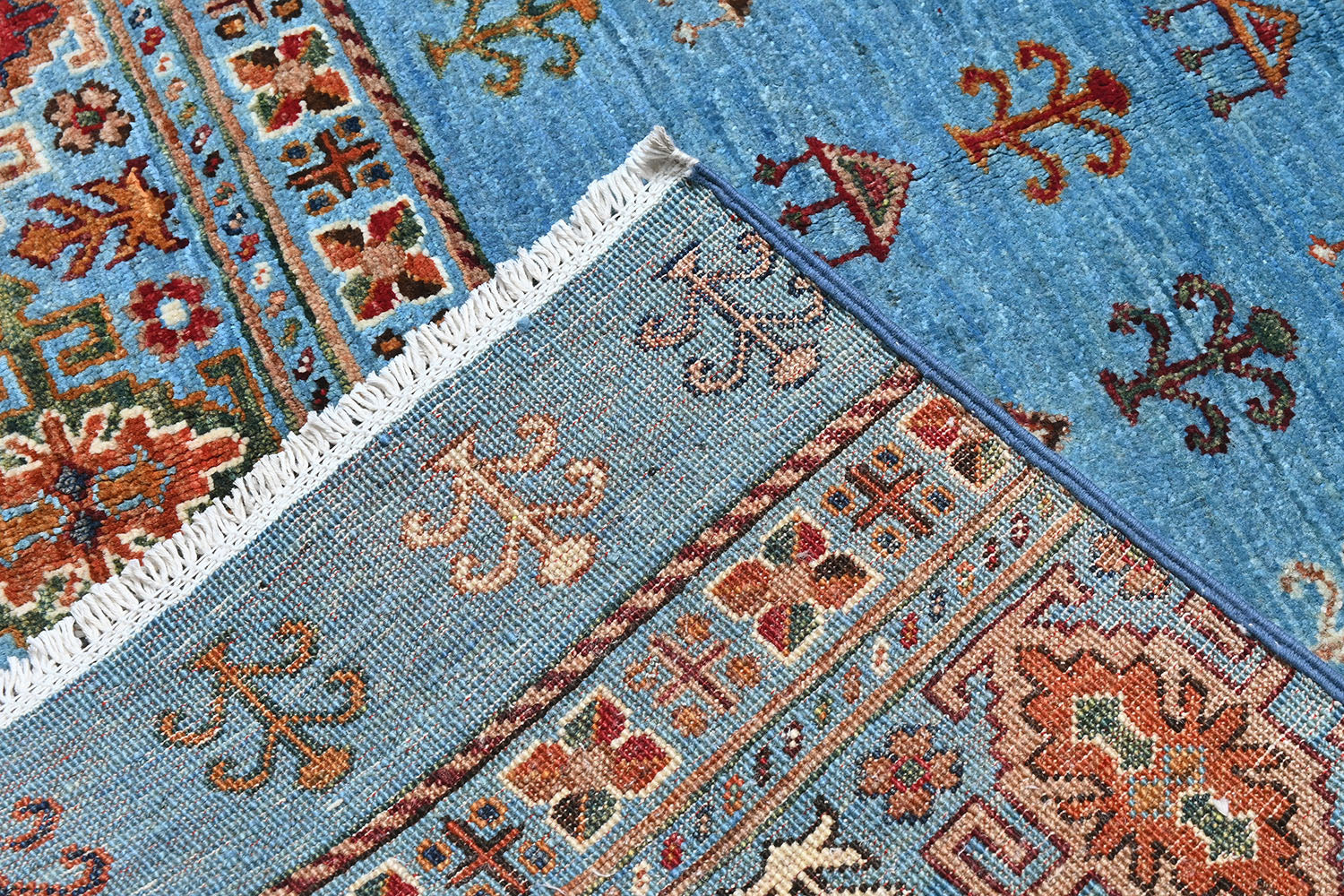 Khurjeen Blue Rug PC 53807 - 2.05m X 1.55m