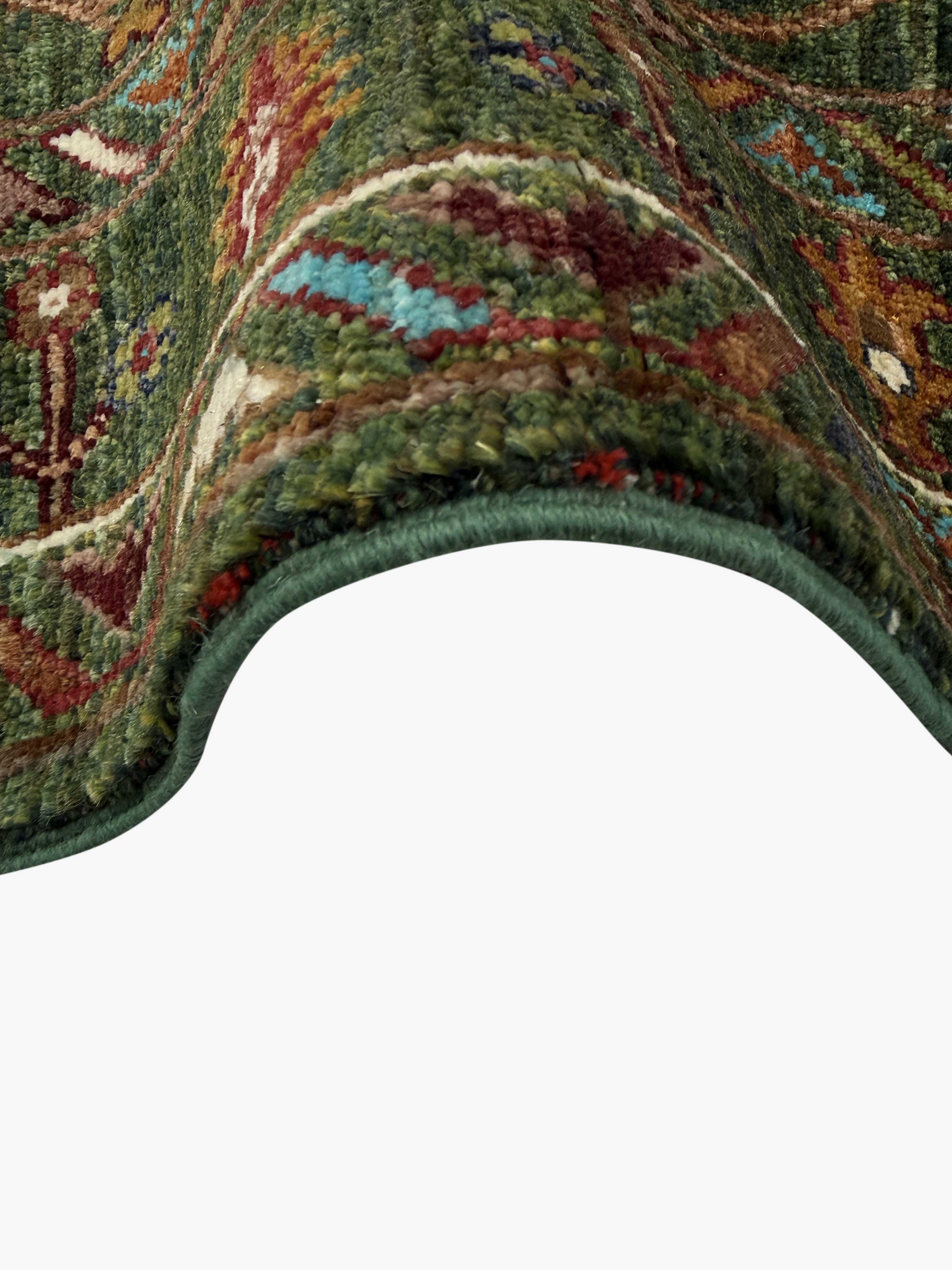 Sultani Green Rug PC 57417 - 1.30m X 0.80m