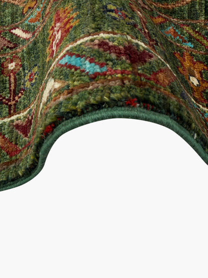 Sultani Green Rug PC 57417 - 1.30m X 0.80m