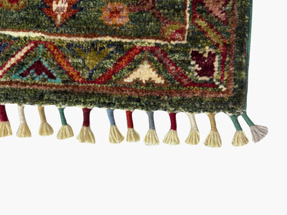 Sultani Green Rug PC 57417 - 1.30m X 0.80m