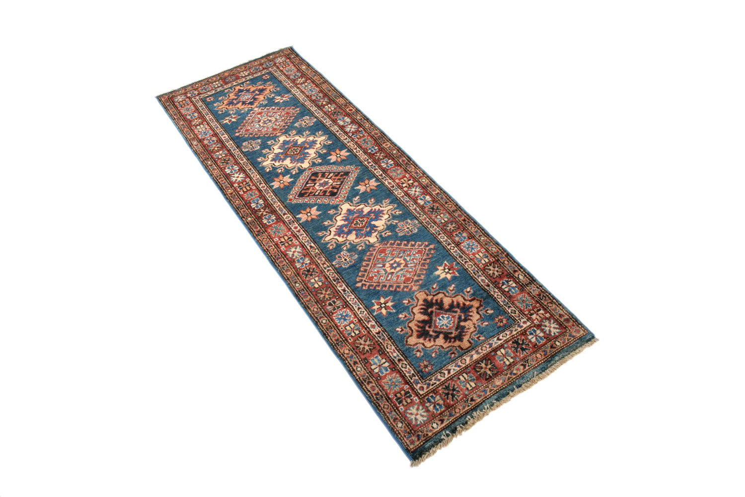 Supreme Kazak Green Rug PC 54304 - 1.79m X 0.59m