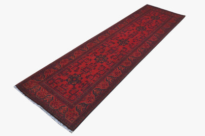 Khal Mohammadi Red Rug PC 57756 - 2.95m X 0.82m