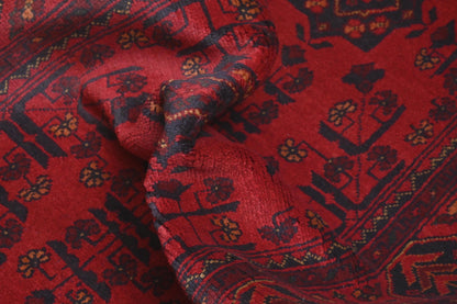 Khal Mohammadi Red Rug PC 57756 - 2.95m X 0.82m