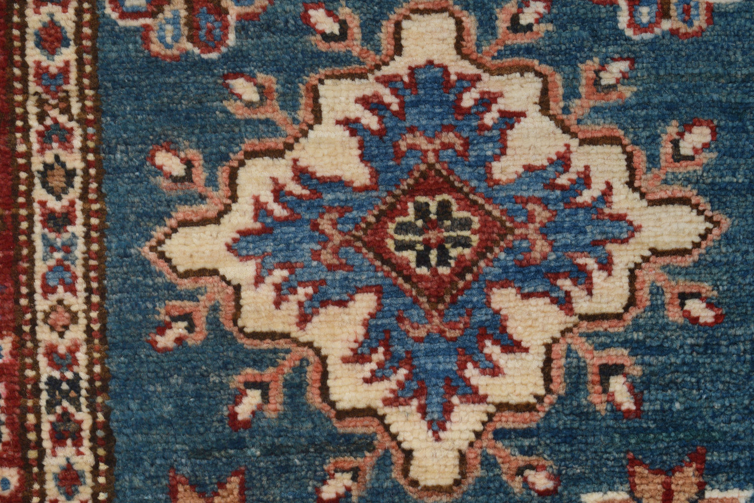 Supreme Kazak Green Rug PC 54305 - 1.77m X 0.58m