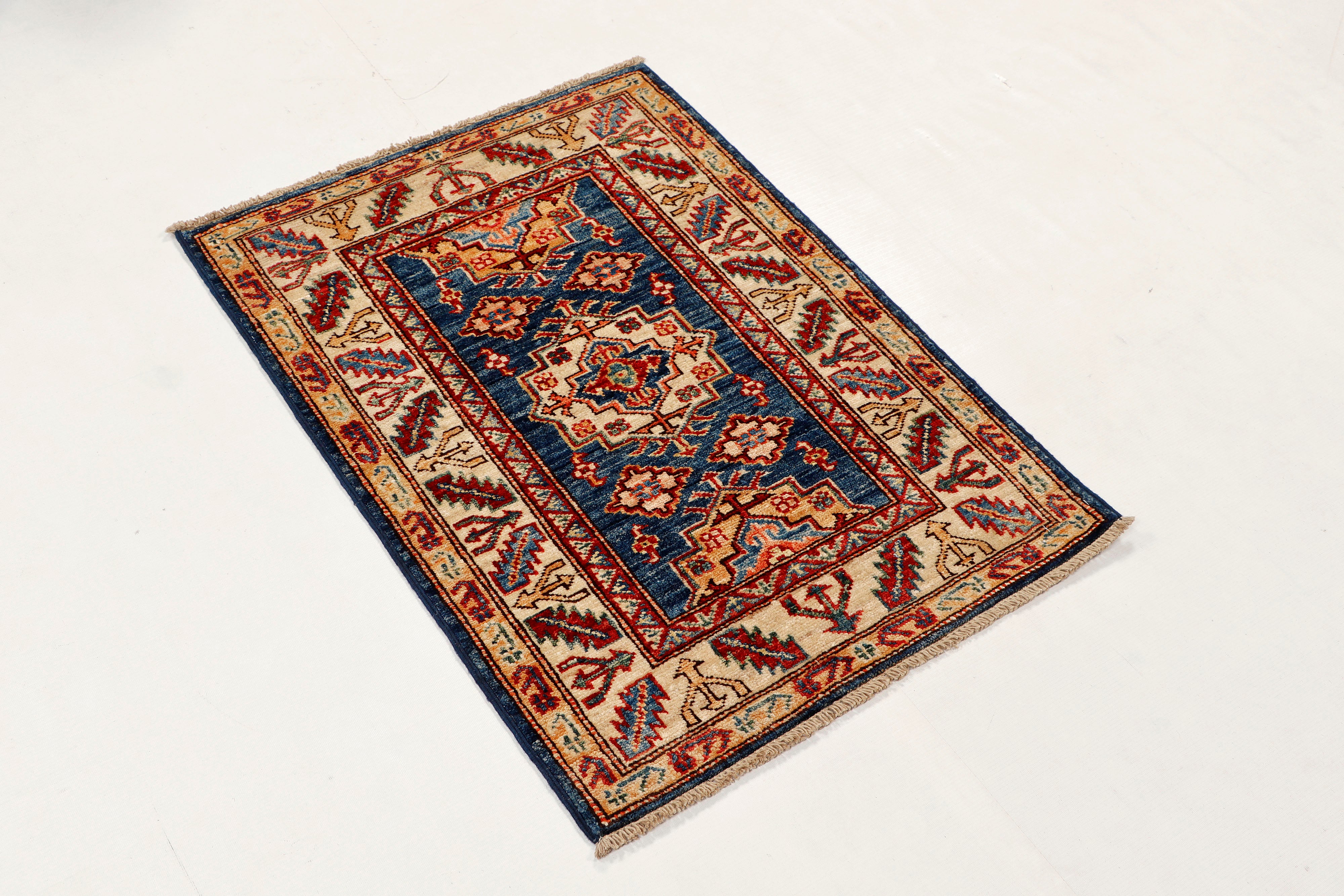 Supreme Kazak Blue Rug PC 56571 - 0.85m X 0.61m