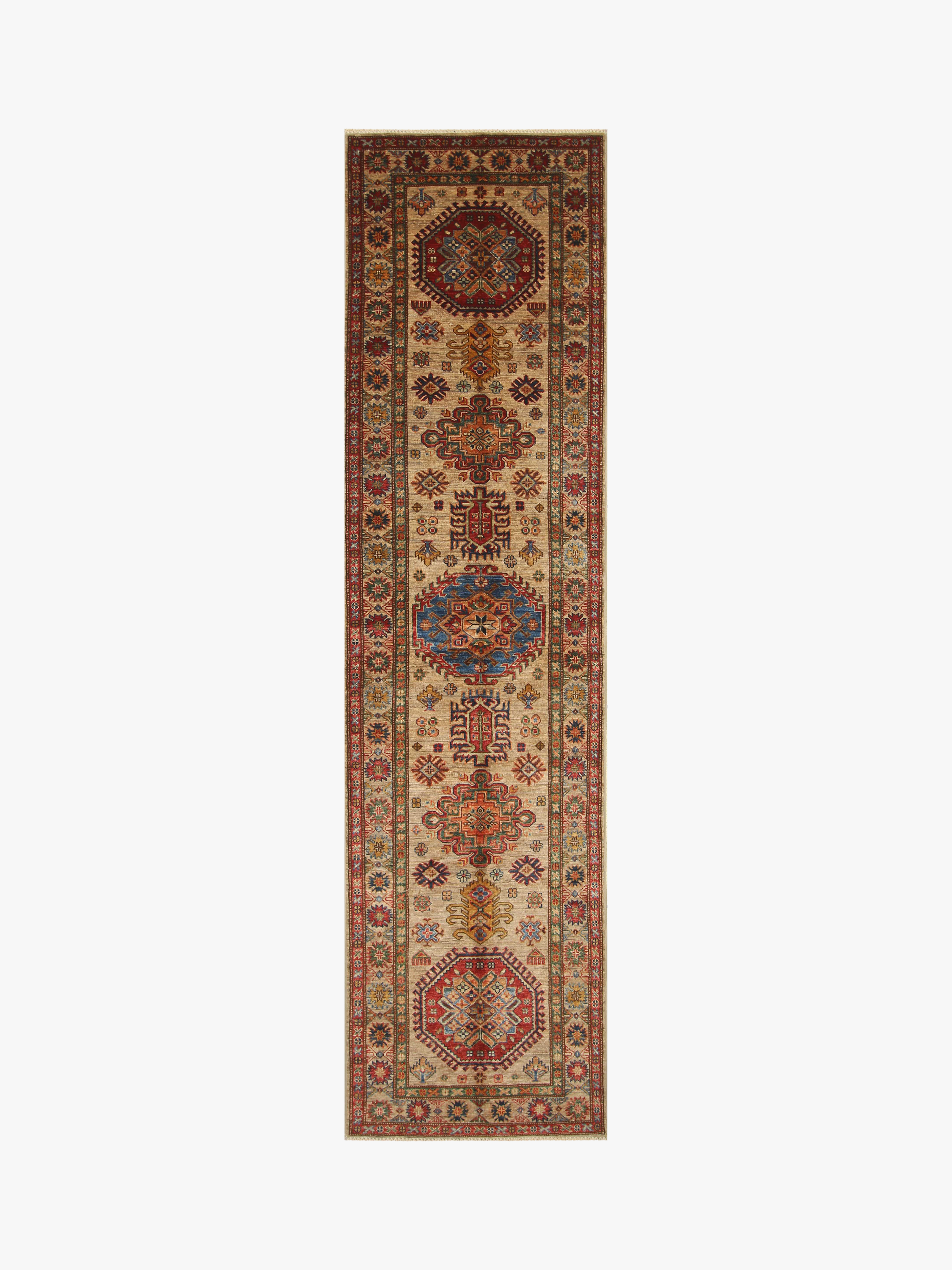 Supreme Kazak Grey Rug PC 53128 - 3.07m X 0.78m